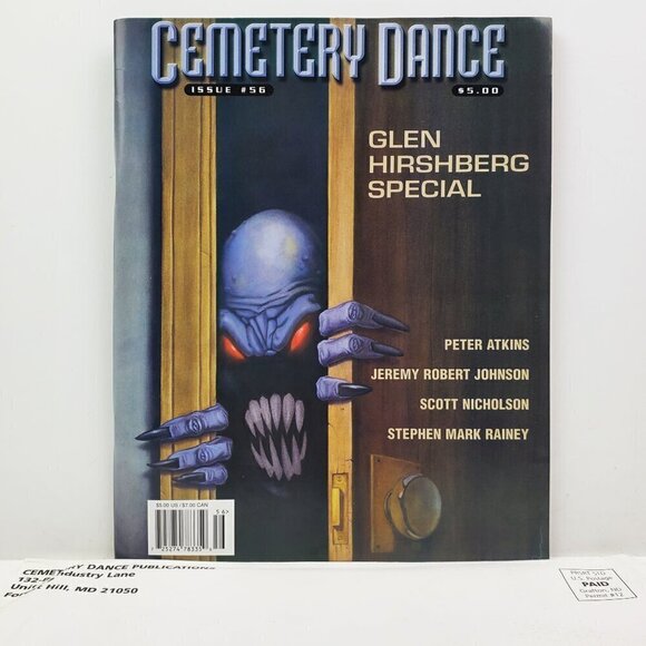 Cemetery Dance Horror Magazine Glen Hirshberg Special Issue #56 2006 Unread - Picture 1 of 10